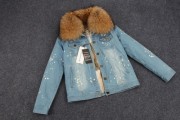 Real Rabbit Fur Thick Lining with Raccoon Fur Collar Parka