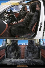 Luxury Universal Lambswool Car Seat Covers Sheepskin Car Seat Cover