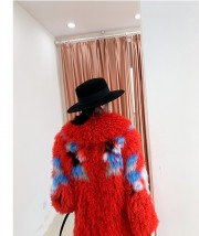 Turkish Roll Wool Fur Coat