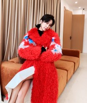 Turkish Roll Wool Fur Coat