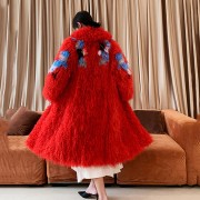 Turkish Roll Wool Fur Coat