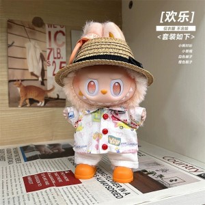 Top Hat + Pink Bear Shirt + White Pants + Orange Boots