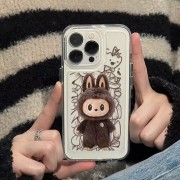 Labooboo Doll Apple Phone Case Space Shell - Transparent