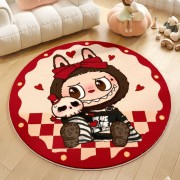 Labooboo Doll Round Crystal Velvet Carpet