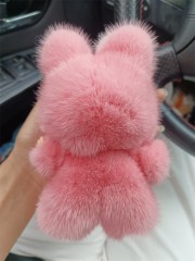 Pink Real Mink Spinning Labooboo Doll