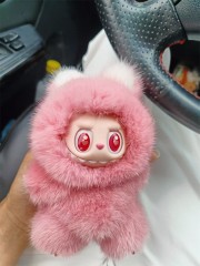 Pink Real Mink Spinning Labooboo Doll