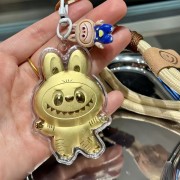 Labooboo Doll gold pendant can be used as a bag pendant or mobile phone pendant
